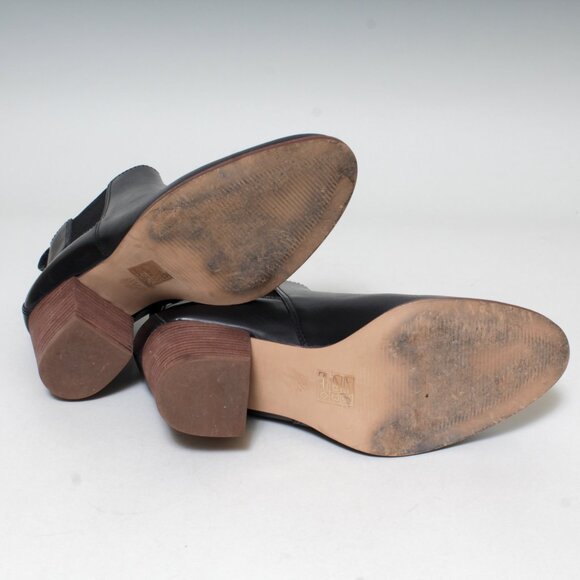 Madewell Black Leather Ankle Booties - Picture 9 of 10